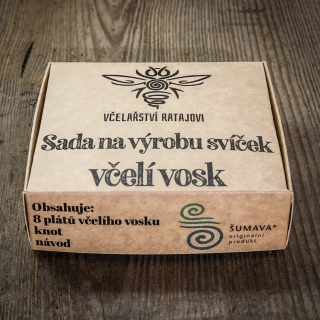 Sada na výrobu svíček 10 x 10 cm